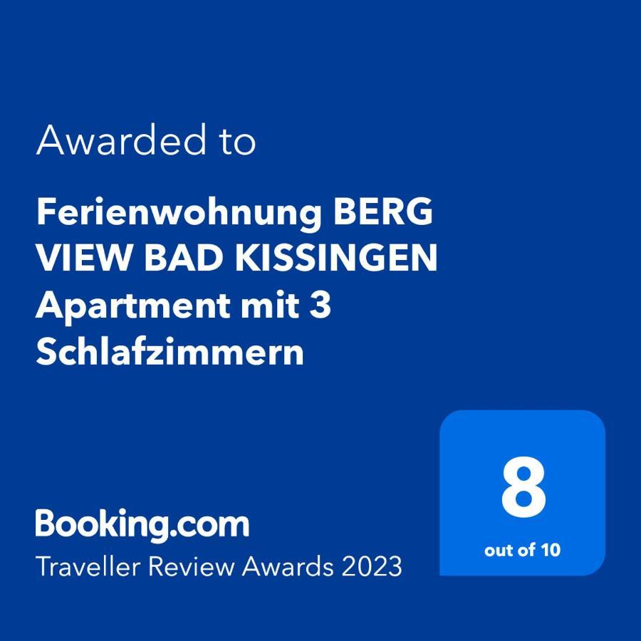 Ferienwohnung Berg View Bad Kissingen Apartment Mit 3 Schlafzimmern Esterno foto